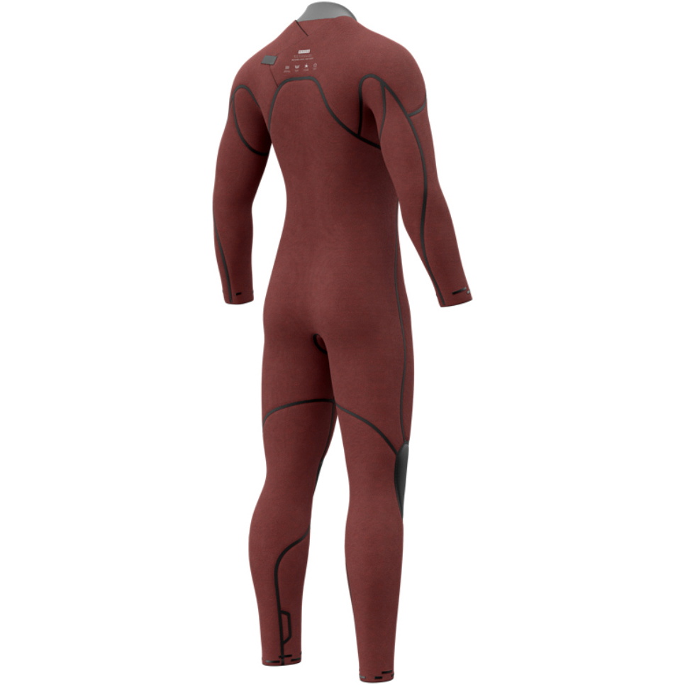 2026 Mystic Heren Majestic 5/3mm Borst Ritssluiting Wetsuit 35000.260015 - Black